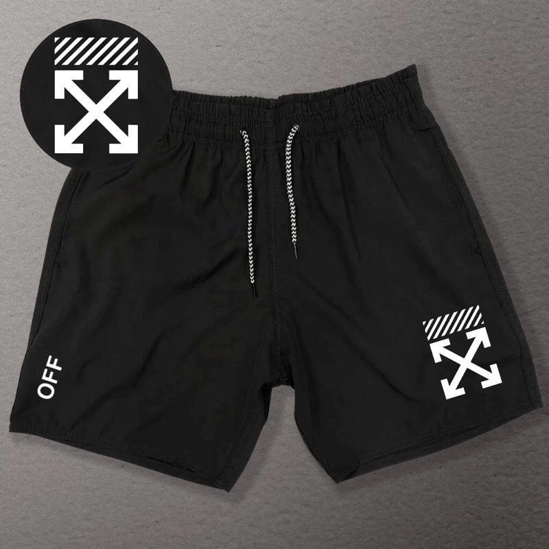 Bermuda Esportiva de Elastano Masculina - OFF 03 - Academia Corrida Skate Basquete Otaku
