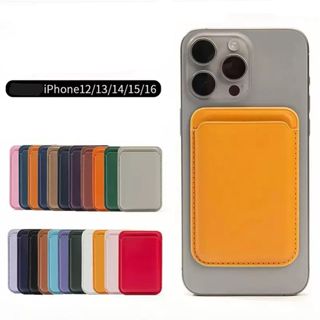 Carteira MagSafe Para iPhone 12/13/14/15/16-Capa Magnética Porta Cartão De Couro PU em Oferta na Shopee