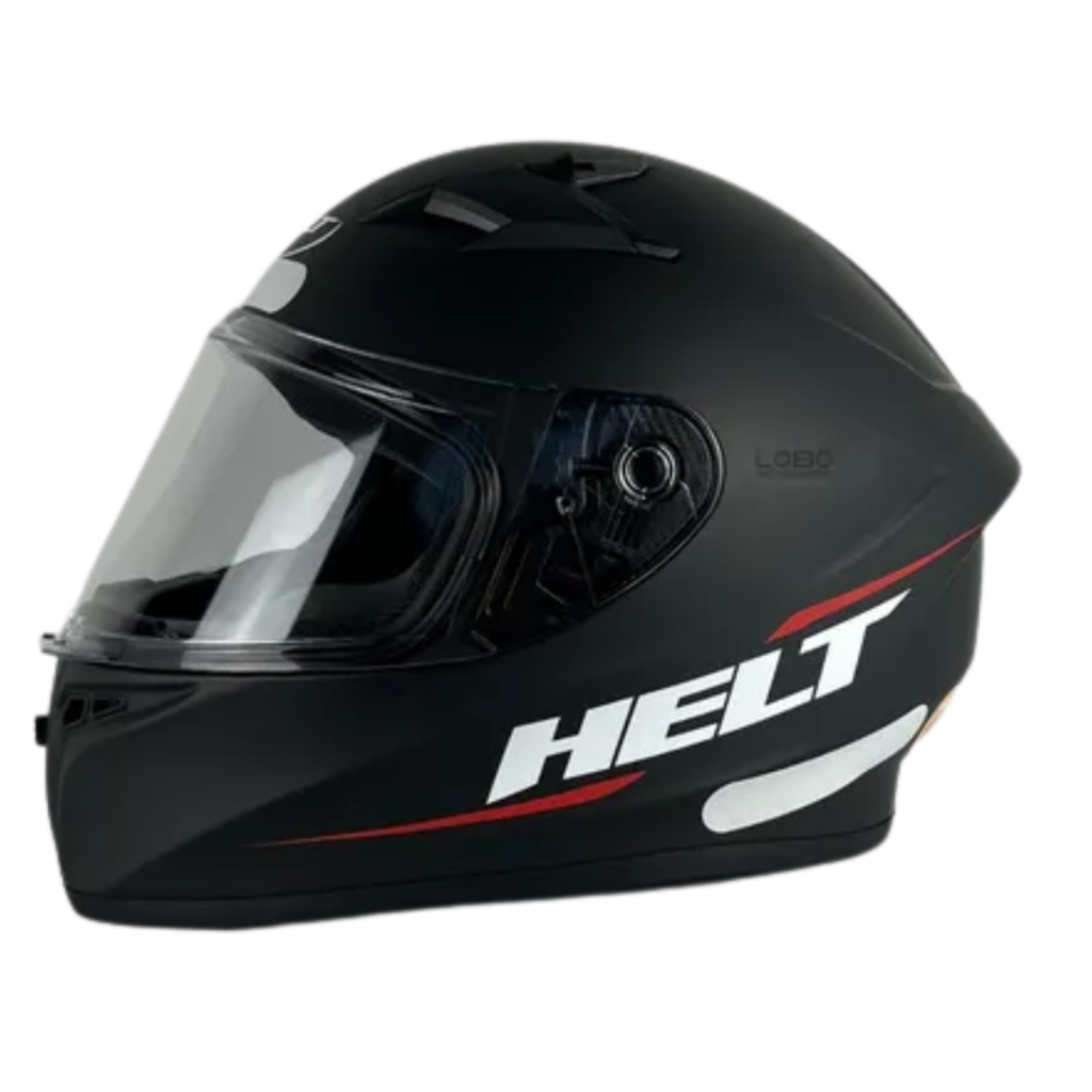 Capacete Integral Helt Para Moto Street  Polar Escolher Tamanho 58-64 Preto Fosco em Oferta na Shopee