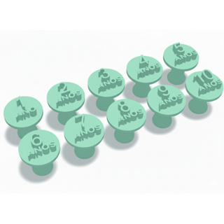 Carimbos Brigadeiros Docinhos - Kit Idade Aniversario Anos - 10 modelos em Oferta na Shopee