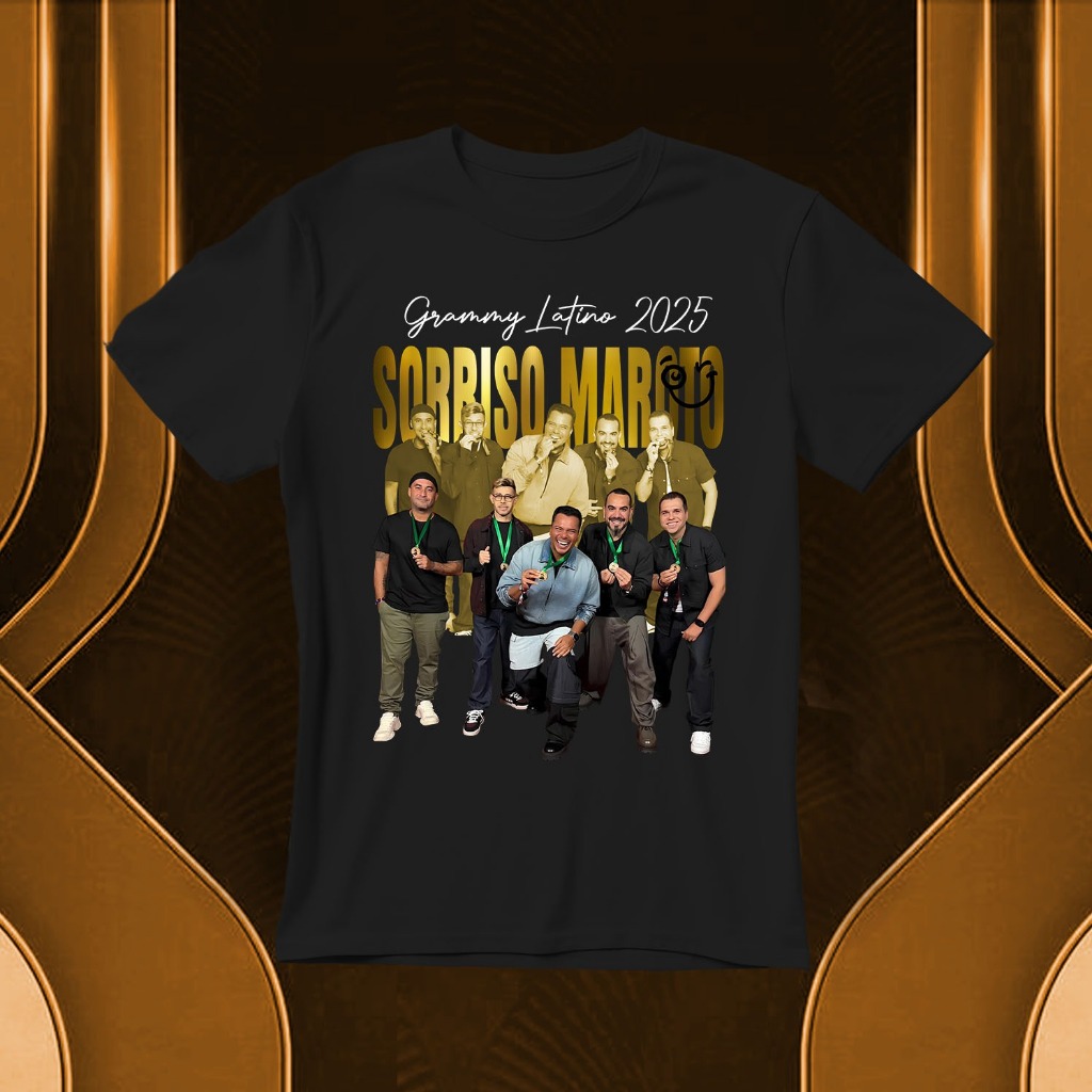 Camiseta Sorriso Maroto Pagode Streetwear Camisa Unissex UNISSEX 2025 despedida em Oferta na Shopee