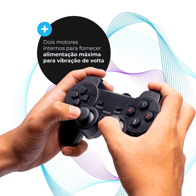 Controles USB Double Shok 2 de  PS2 para PC ,Celular
