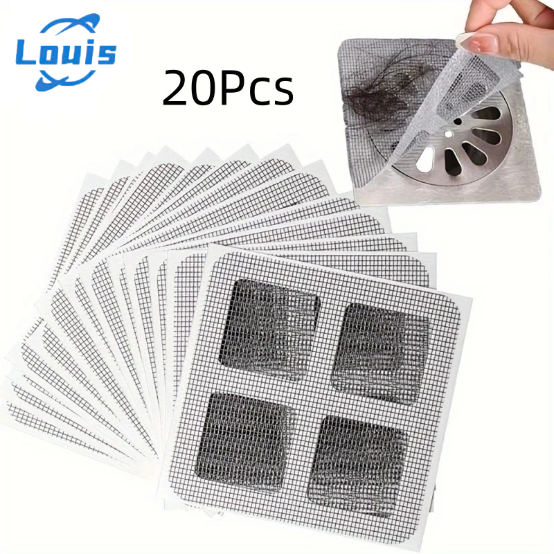 Louis KIT 20 Peças Ralos Adesivos Descartáveis Anti Inseto E Cabelos Evitam Bloqueio em Oferta na Shopee