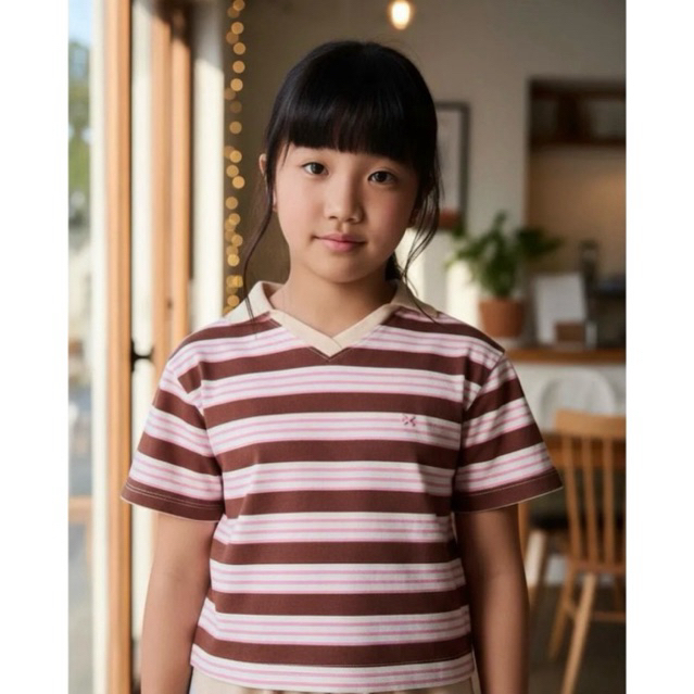 camiseta Gola polo menina Hering TM8e10
