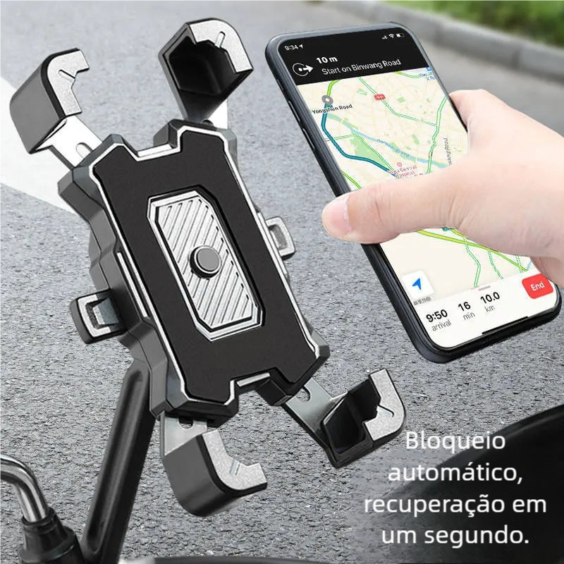 Suporte de Celular Moto/Bicicleta Elétrica – Anti-Vibração, Impermeável, Navegação em Oferta na Shopee