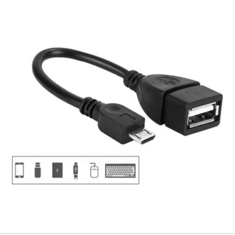 Cabo OTG V8 XTrad Original – Adaptador Micro USB para Pen Drive, Mouse, Teclado e Controle