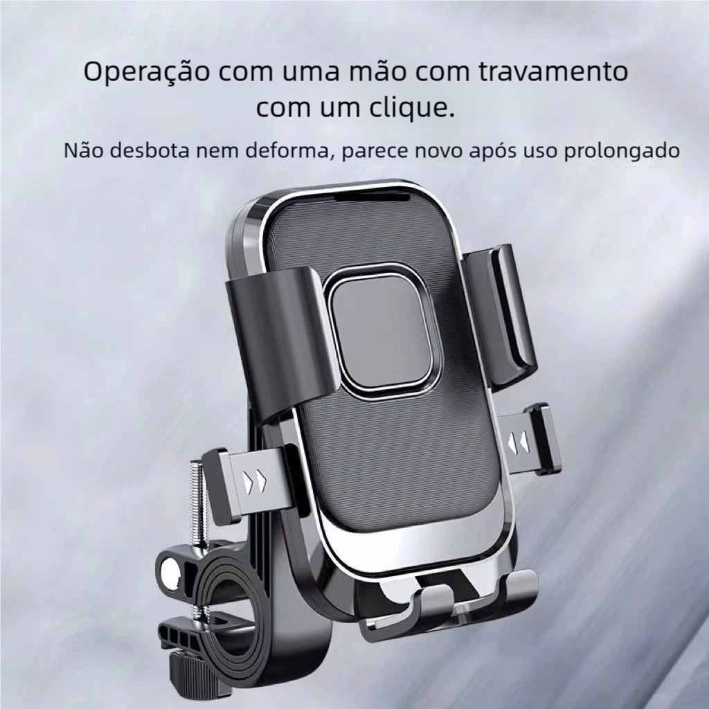 Suporte Navegação Ciclismo Moto – Universal Celular, Anti-Vibração em Oferta na Shopee