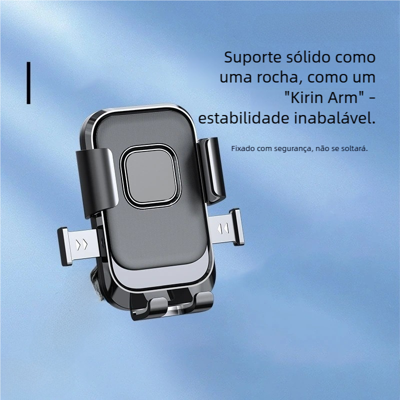 Suporte Giratório de Telefone para Bicicleta Motocicleta Travamento Rápido À Prova de Choque