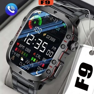 Relógio inteligente F9 2026 com Bluetooth para chamadas, relógio esportivo e frequência c…