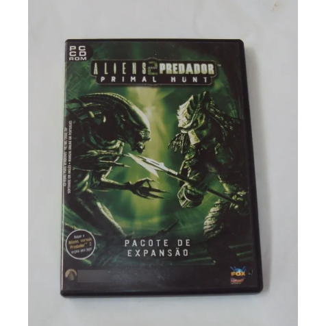 Aliens Vs Predator 2 - Primal Hunt - Expansão Original para PC - Funcionando - Usado