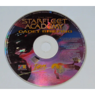 Star Trek - Starfleet Academy - Cadet Briefing Original PC - Usado