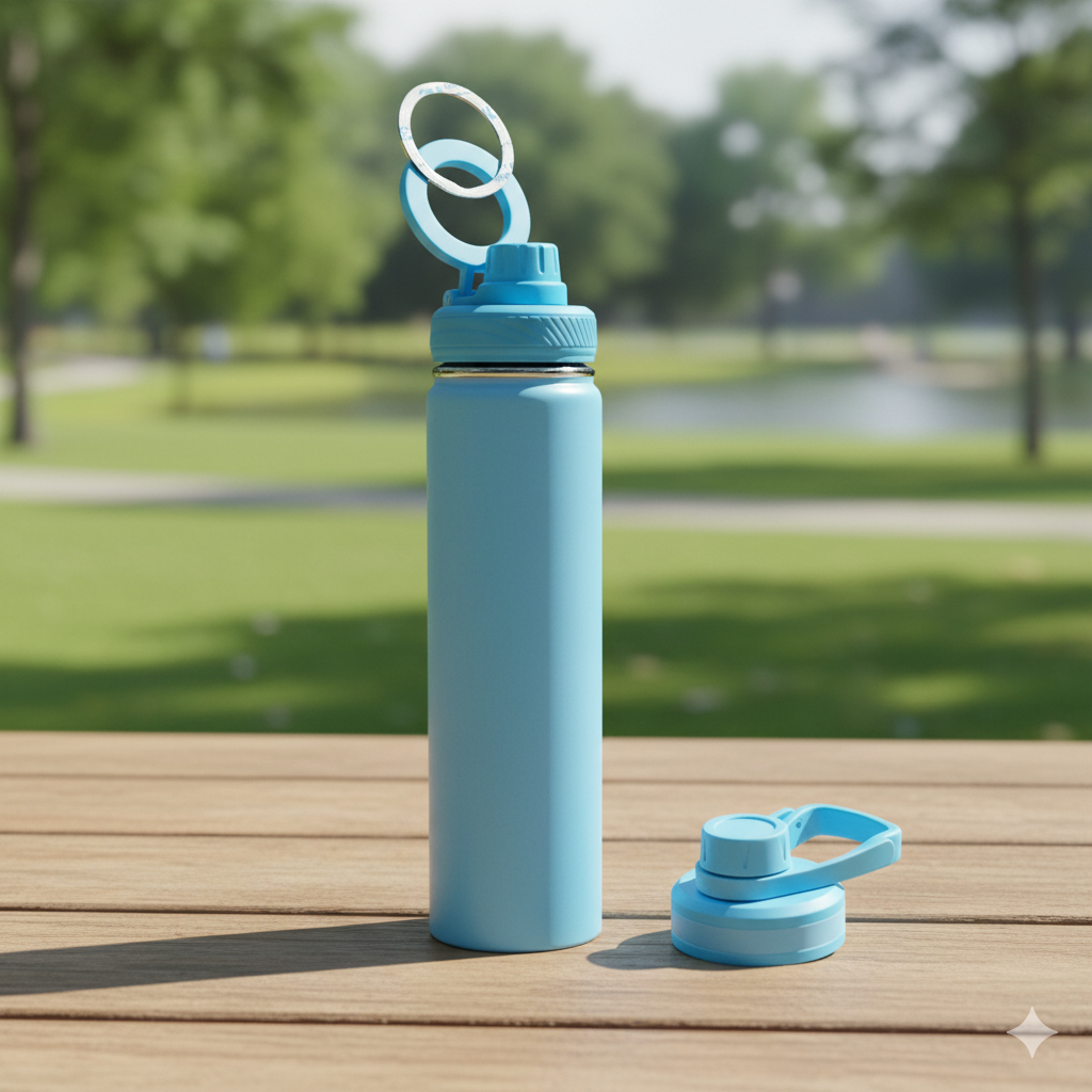 Garrafa Térmica Magsafe 720ml Com Suporte com Imã Magnético Para Celular - ENVIO IMEDIATO em Oferta na Shopee