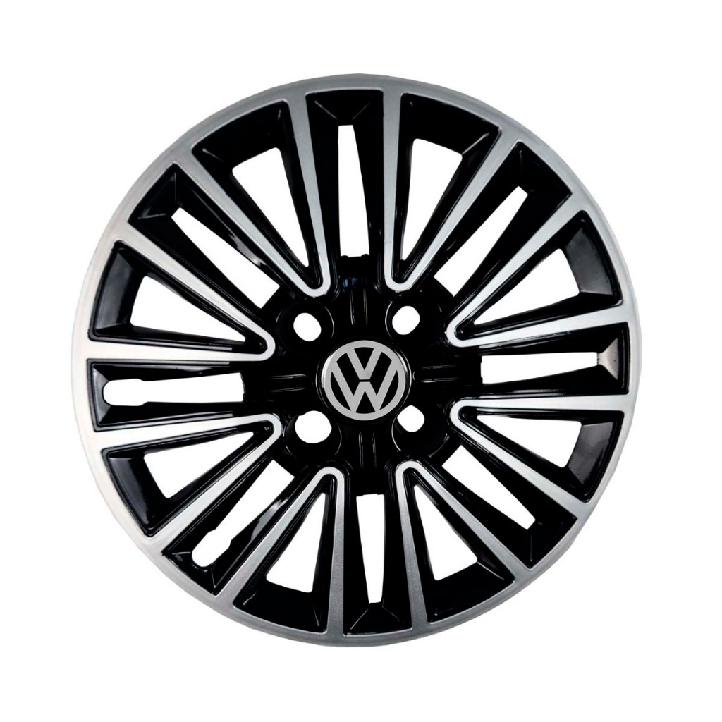 Jogo 4 Calota Aro 14 Para Volkswagen Gol Polo Saveiro Up Carlota Esportiva VW Pronta Entrega