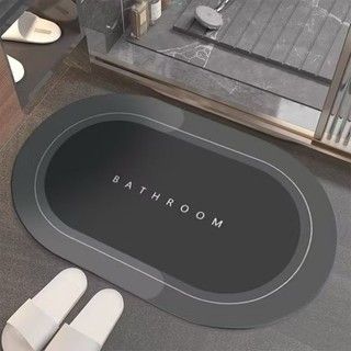 Tapete de Banheiro Antiderrapante Absorvente Rápida Secagem – Moderno e Elegante