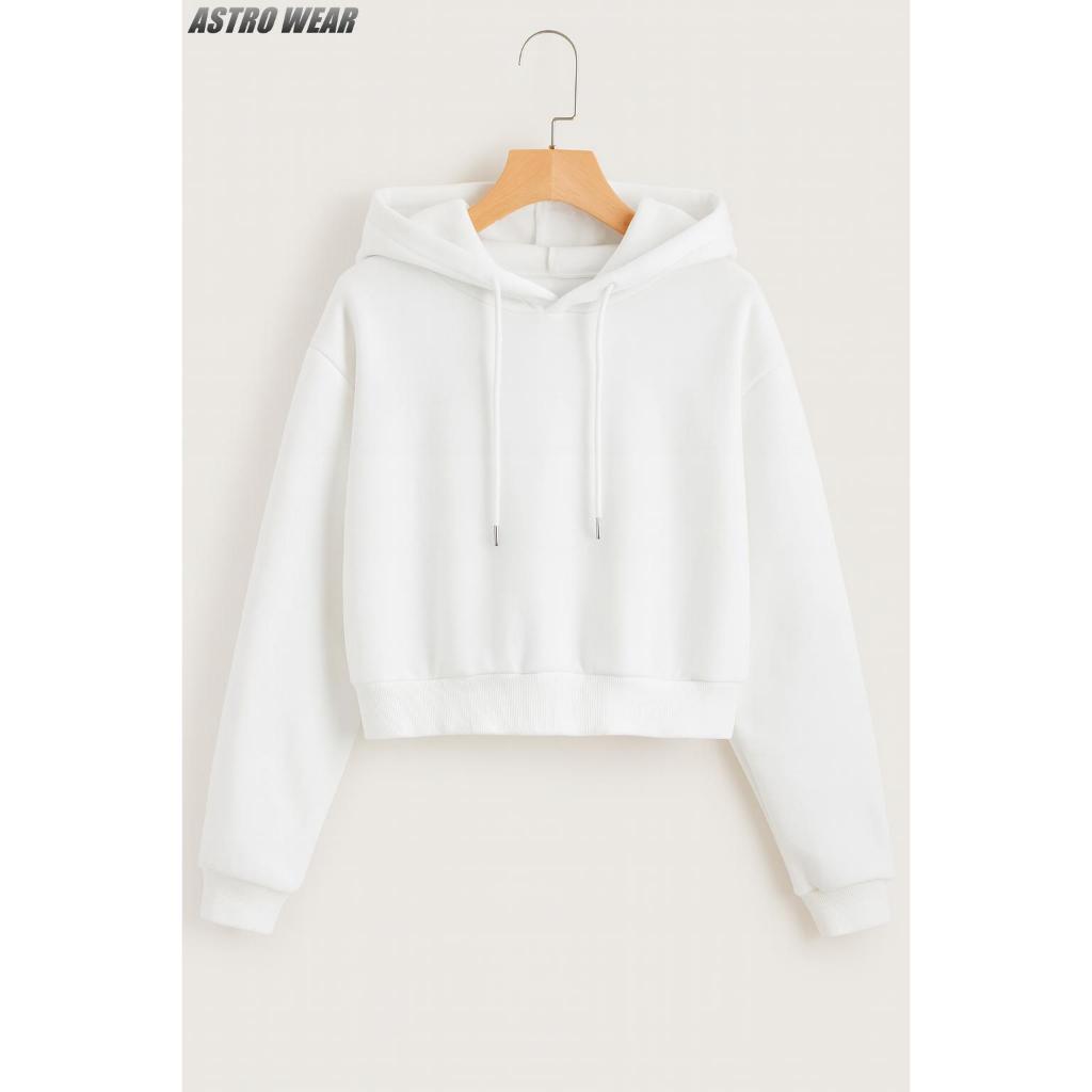 Blusa Cropped Moletom De Qualidade