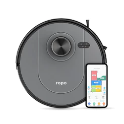 Robô Aspirador - Ropo Sense - Aspira e passa pano, alto poder de sucção, bivolt - conexão com Alexa.