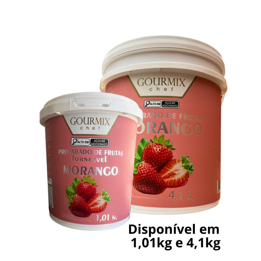 Polpa de Morango Gourmix chef Confeitaria Drinks Milkshake Vitamina Bolo Torta Doces em Geral 1e 4kg em Oferta na Shopee