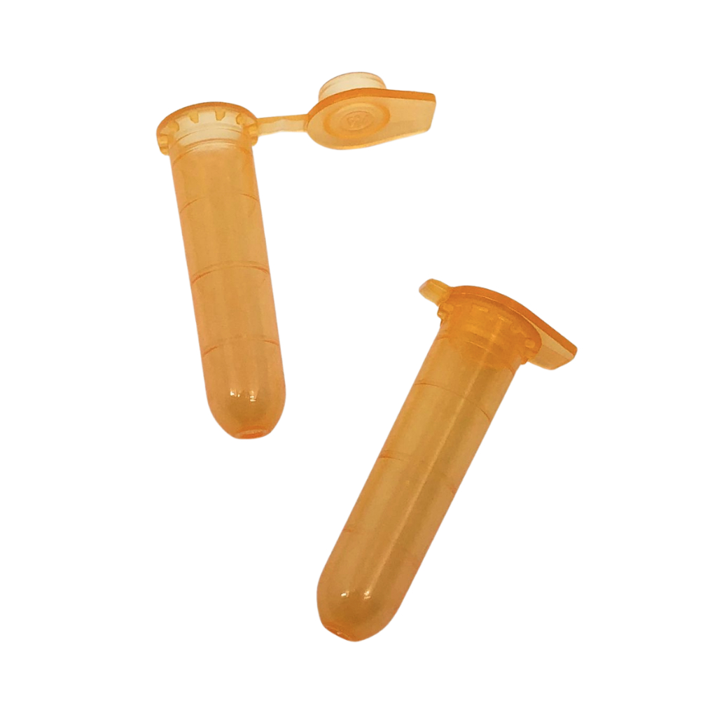 Microtubo 1,6mL Laranja - 500 Unidades