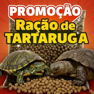 Ração Nutritiva para Tartarugas, Jabutis, Peixes e Répteis – Alimentação Completa e Saudável