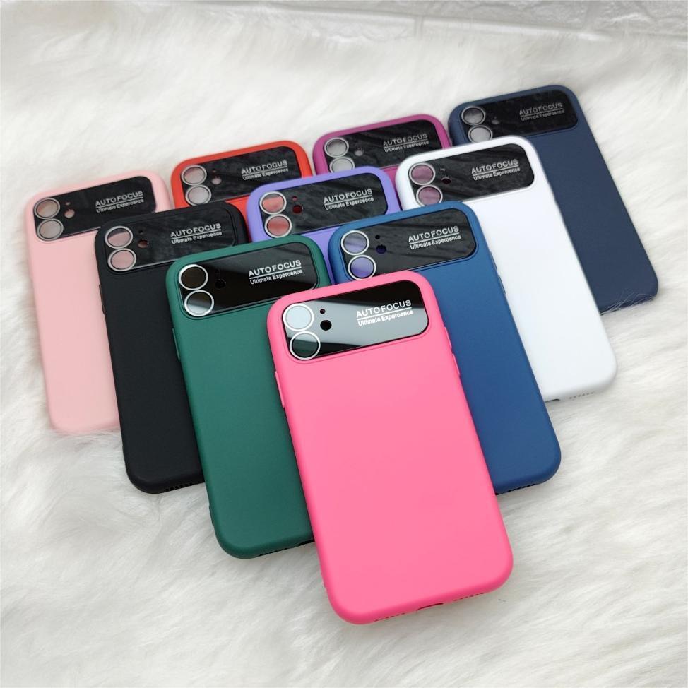 Capa Capinha Silicone Aveludada Para IPhone Apple 7/8 Plus XR 11 12 Pro Max