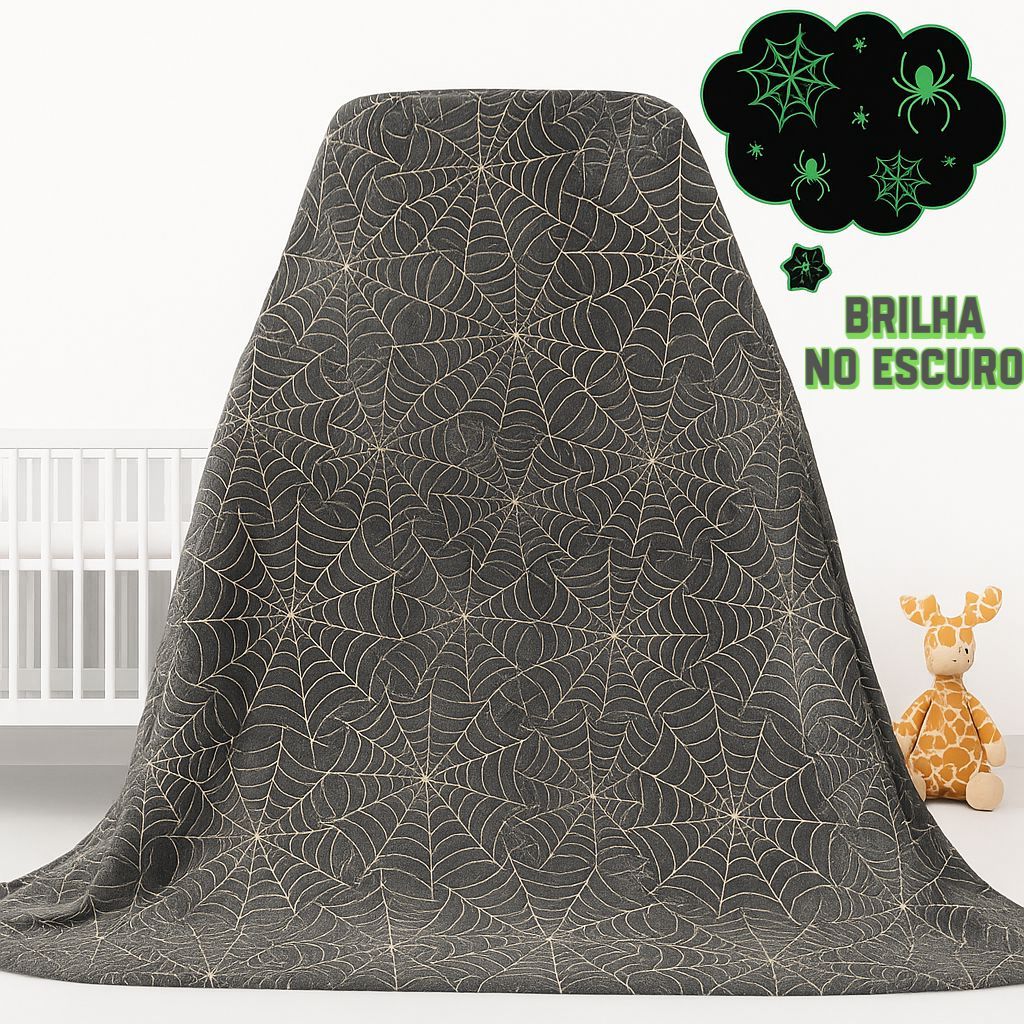 Manta Brilha No Escuro 1,80x2,00 Mt