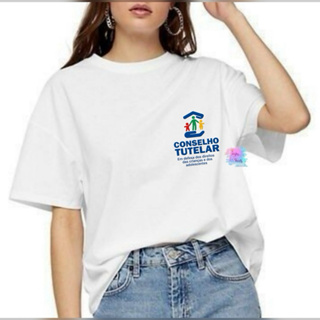 Camiseta Unissex/ConselhoTutelar/Agente de Saúde em Oferta na Shopee