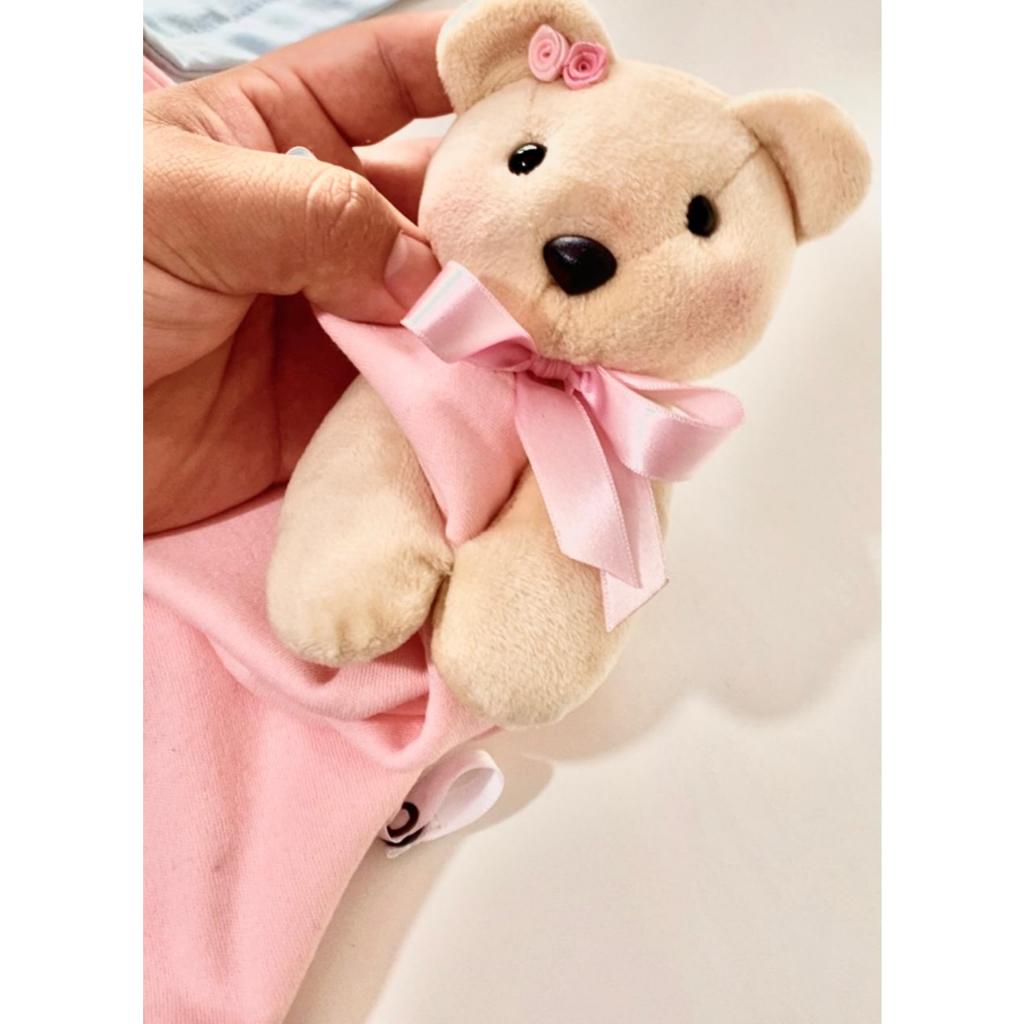 Kit Naninha Bebê Premium Hipoalergênica - Bichinhos Pelúcia Paninho de Dormir - Envio imediato em Oferta na Shopee