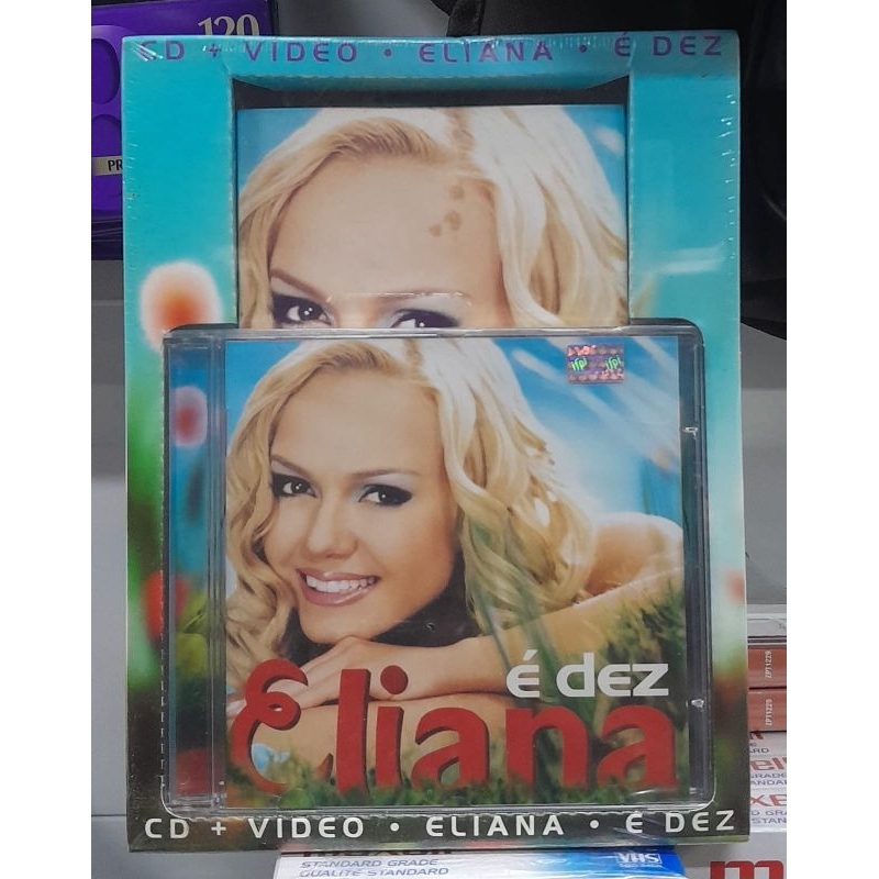 CD + Fita VHS Eliana - É Dez (Raridade) (Novo/Original/Lacrado)