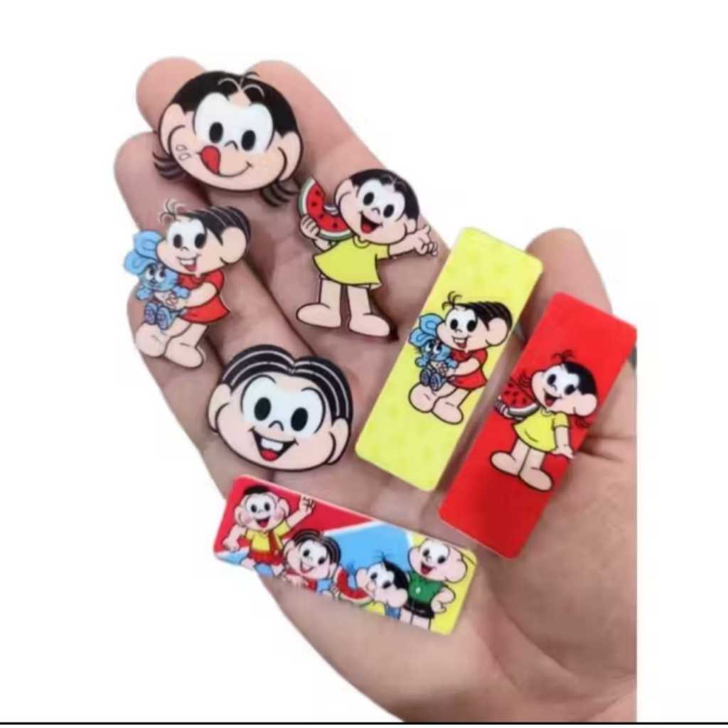 ✨ Aplique em Acrílico – Turma da Mônica ✨ em Oferta na Shopee