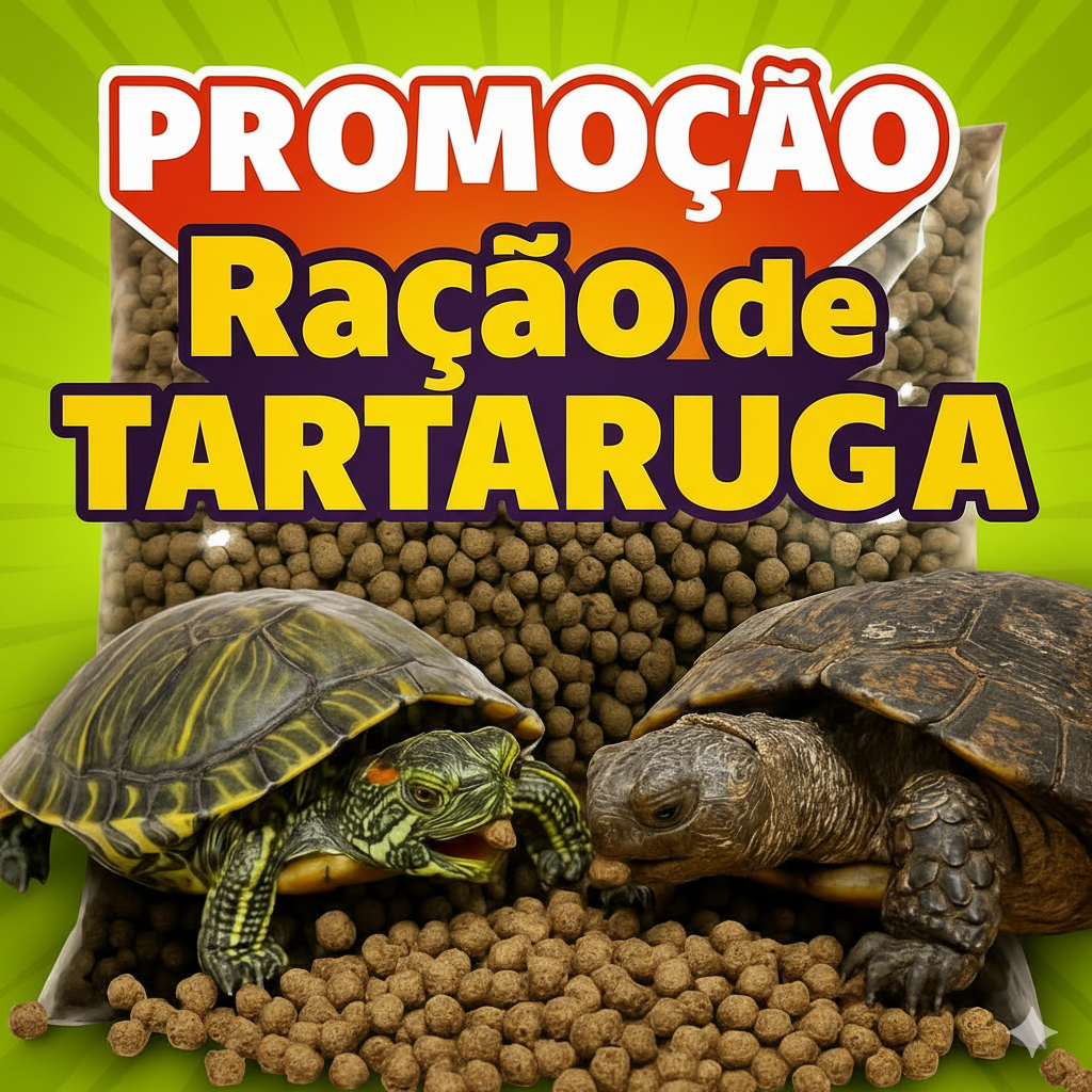 Ração Nutritiva Premium para Tartarugas, Jabutis e Répteis Ração Nutritiva Premium para Tartarugas, Jabutis e Répteis