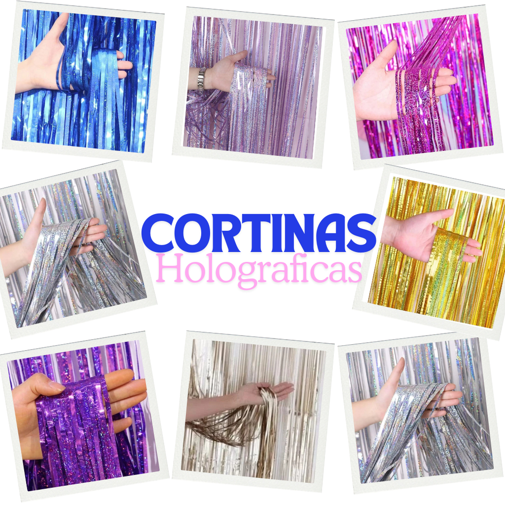 Cortina Metalizada  Holográfica 1x2m Decoração de Festa ,Aniversário,Chá de Bebê,Balada,Formatura em Oferta na Shopee