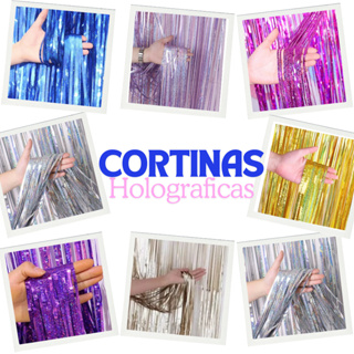 Cortina Metalizada  Holográfica 1x2m Decoração de Festa ,Aniversário,Chá de Bebê,Balada,Formatura em Oferta na Shopee
