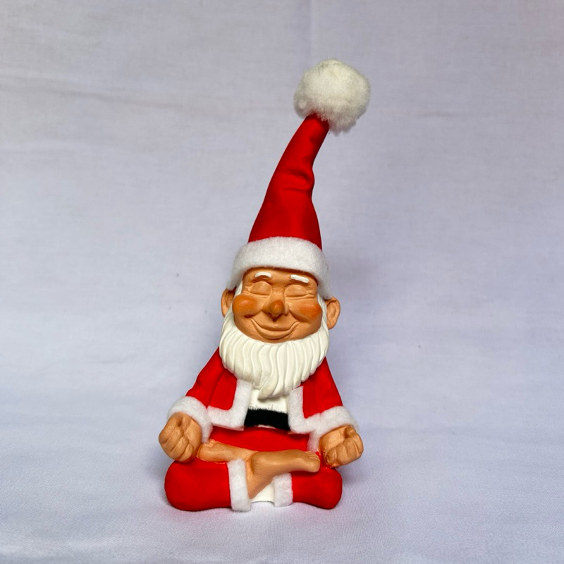 Duende Gnomo da Sorte Jardim 17cm  Decoração Natal Estampas