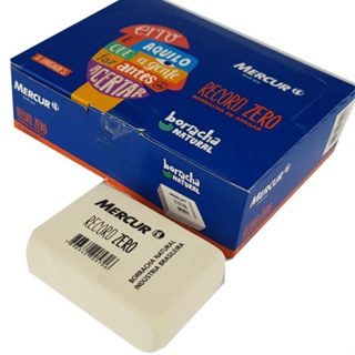 BORRACHA GRANDE BRANCA KIT 2 UND RECORD ZERO GRANDE MERCUR em Oferta na Shopee