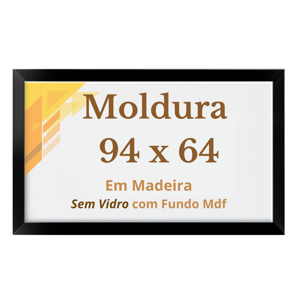Moldura 64x94 Sem Vidro Para Fotos Quadro 94x64 Mapa Poster Impressão Quebra Cabeça em Oferta na Shopee