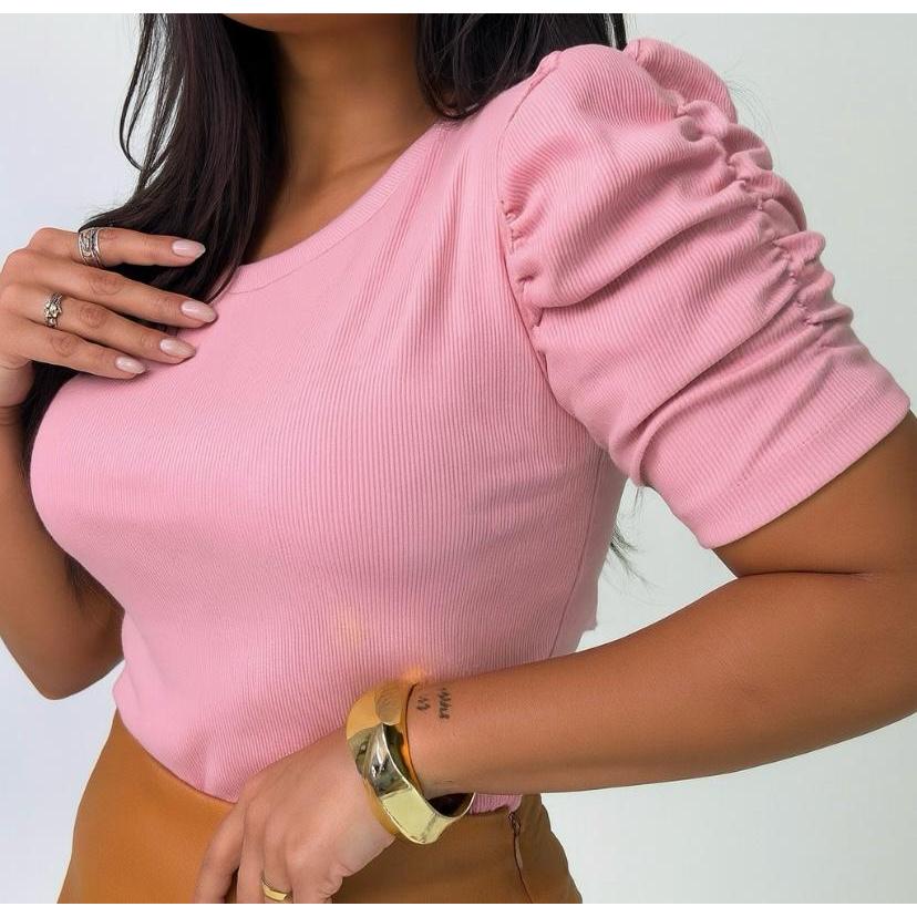 O que é Blusa Manga Bufante Canelada? Guia e Onde Comprar | BuscaProdutos