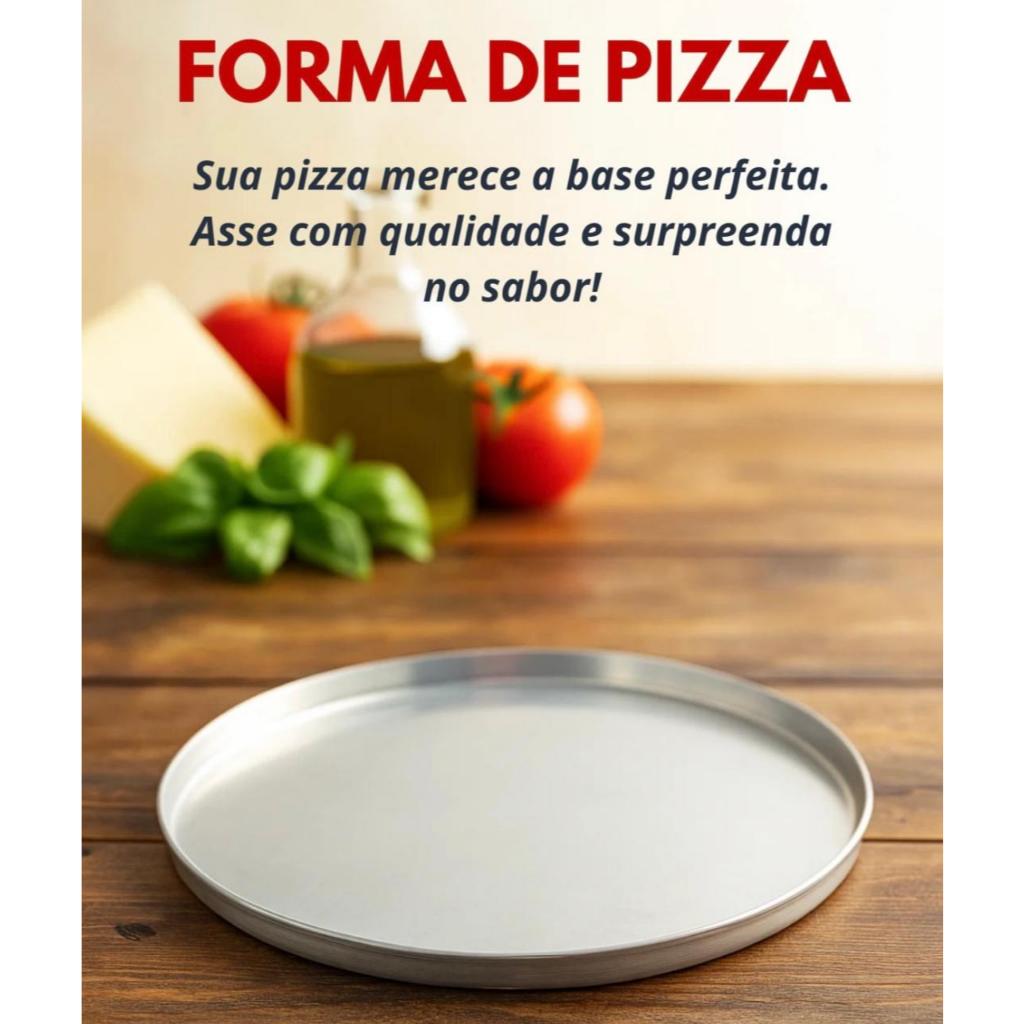 Forma De Alumínio Pizza 35 Cm ORIGINAL PROFISSIONAL