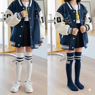 Kit 3/6/12 pares de meias até o joelho para meninas,  nos tamanhos 25 ao 35. em Oferta na Shopee