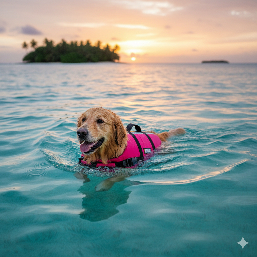 Colete Salva Vidas Pet Ativa Cachorros Cães De 18kg A 36kg