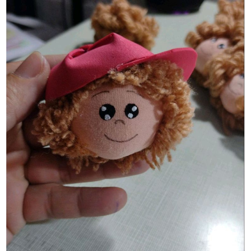 mini cabeça de boneco/boneco decorativa/decoração