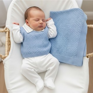 Saída De Maternidade Menino Menina Colete Anjinho Unissex em Oferta na Shopee