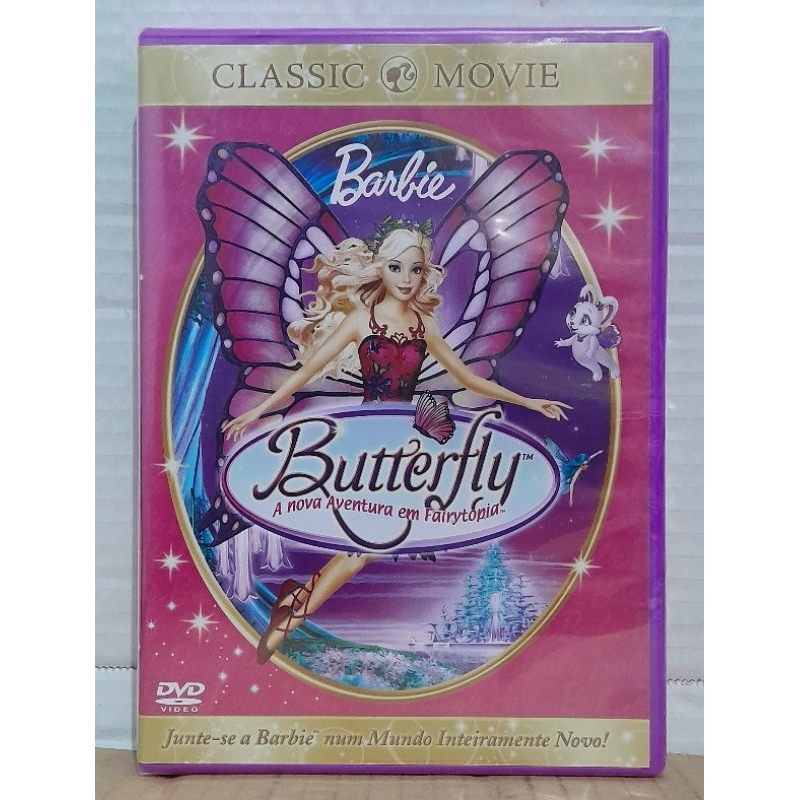 Dvd Barbie Butterfly - A Nova Aventura em Fairytopia - Capa ClassicMovie (Novo/Original/Lacrado)