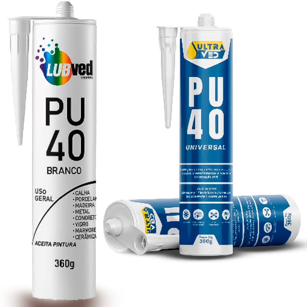 Adesivo De Silicone PU40 Cartucho 360g Branco Cinza Preto Para Calhas Parede Selante Multiuso Top em Oferta na Shopee