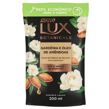 SABONETE LIQUIDO LUX REFIL GARDENIA E OLEO DE AMENDOAS 200ML em Oferta na Shopee