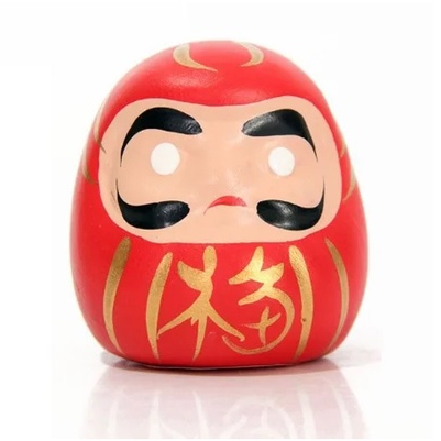 Boneco Daruma Omiyague Buda Amuleto da Sorte em Porcelana em Oferta na Shopee