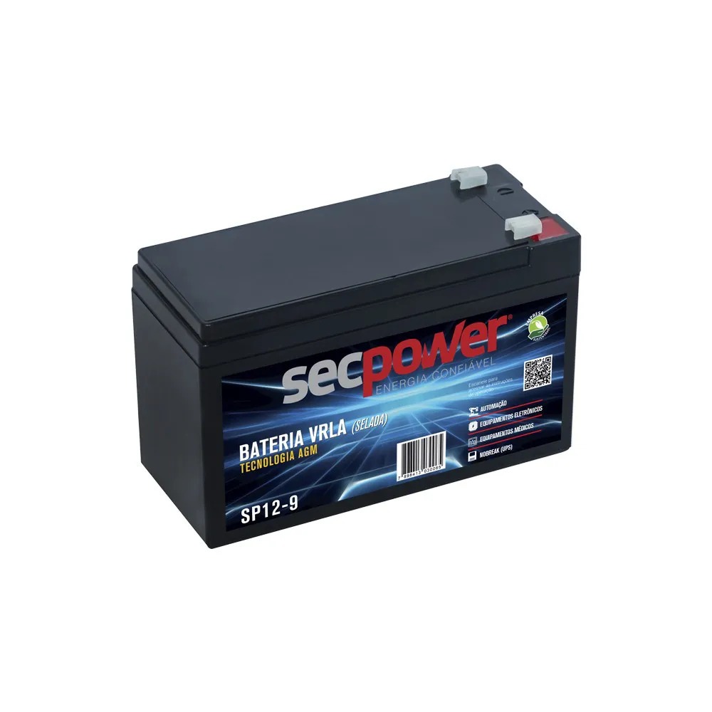 Bateria 12v 9ah Alarme, nobreak, luz