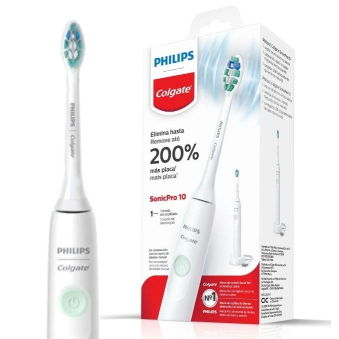Escova de Dente Elétrica Philips Colgate SonicPro 10 1 unidade
