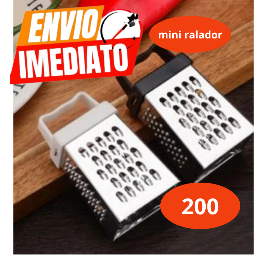 Kit Mini Ralador com 200, 100,50,25 Unidades Cozinhas, Brindes, Lembrancinhas, Cantina, Restaurante