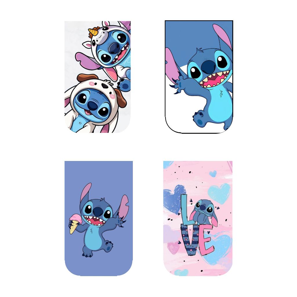 Marcador de página Magnético  Stitch imã C/4 unidade