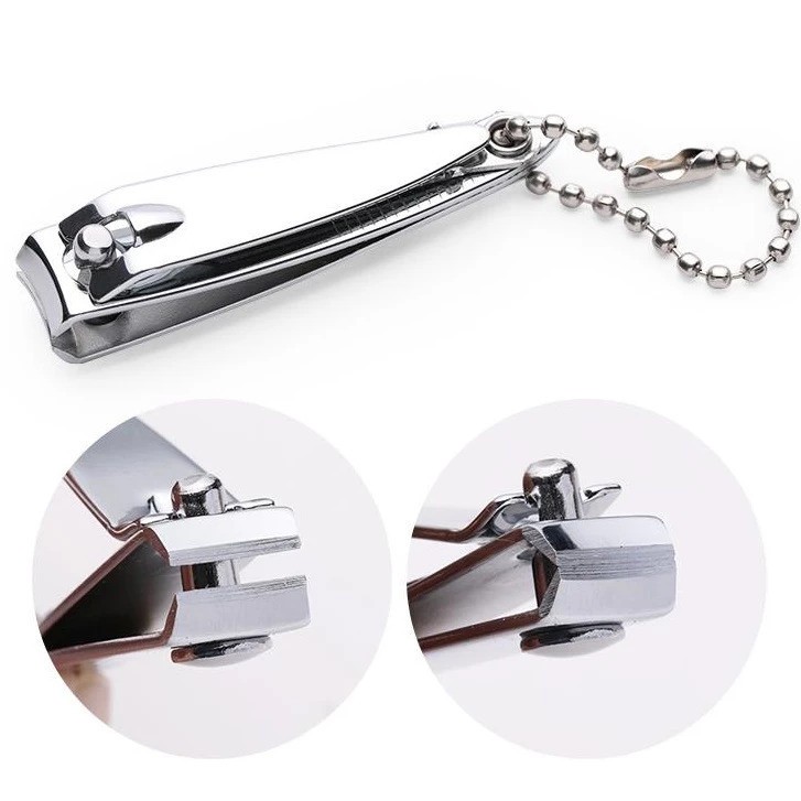 KIT 3/6/12 Unidades Cortador De Unha  Unhex Pequeno Com Lixa Aço inox Manicure Pedicure